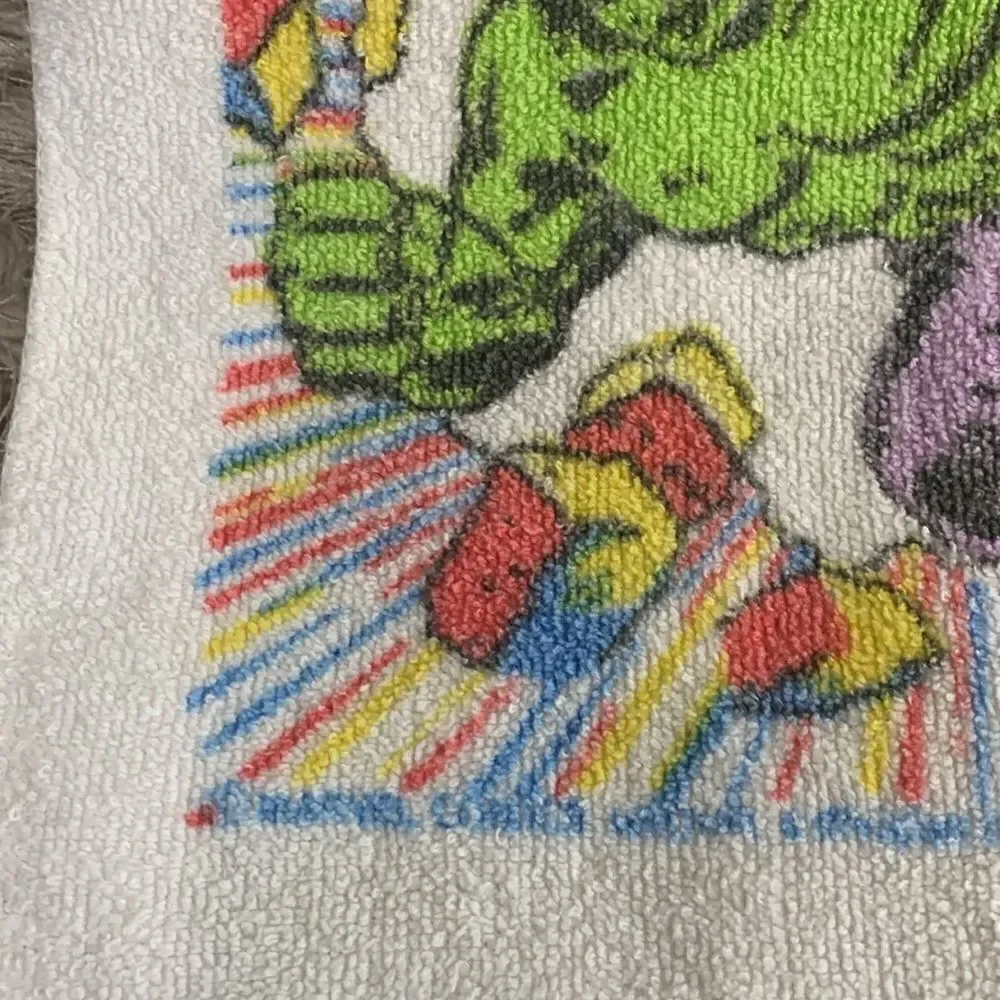 Hulk Cannon Incredible Hulk Smash Marvel Comics Washcloth Vintage‎
